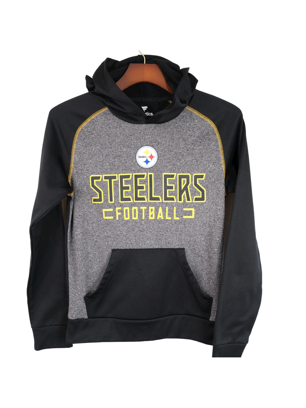 Fanatics NFL Men's Pittsburgh Steelers Branded Team Logo Pullover Hoodie Size S